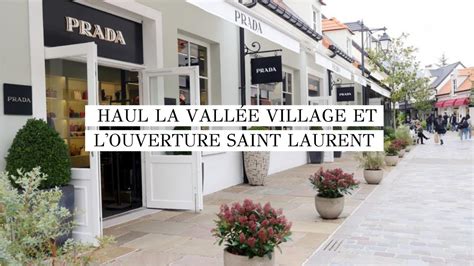 ouverture yves saint laurent vallée village|Outlet Mode et Luxe près de Paris .